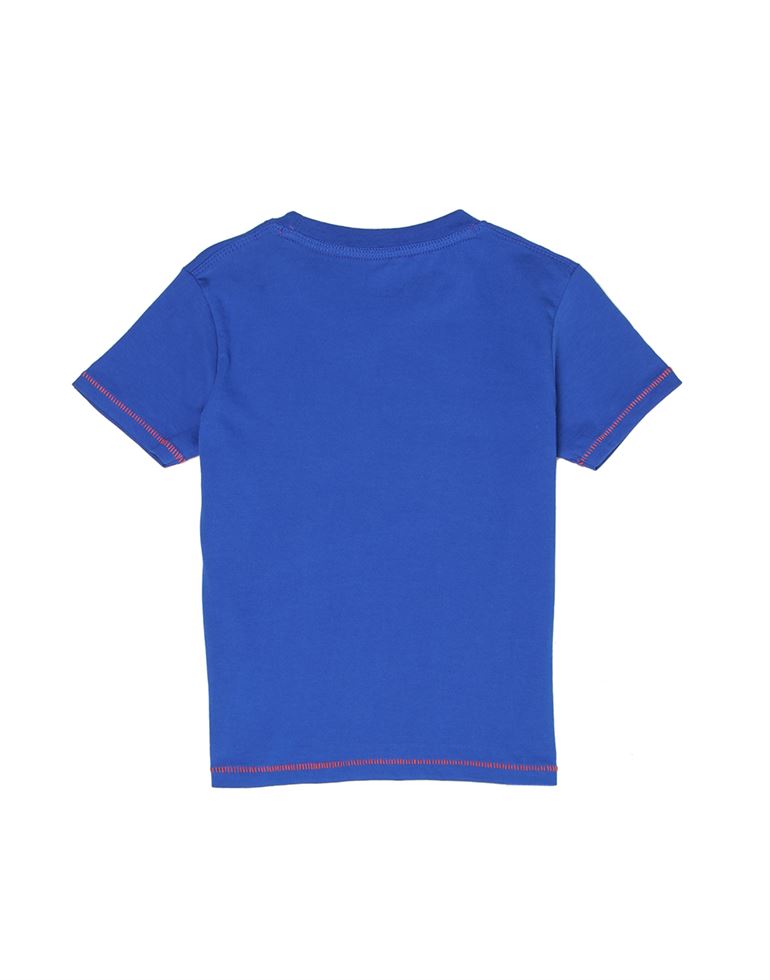 Pepe Jeans Boys Graphic Print Blue T-Shirt